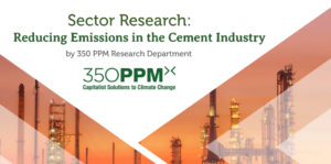 Sector Research: Reducing Emissions in the Cement Industry