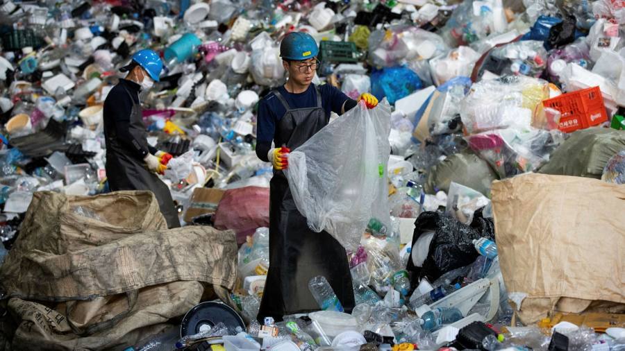 Surge into plastic recycling by chemicals and oil groups meets pushback